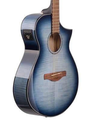 Ibanez Artwood Exotic AEWC400 Acoustic Electric Guitar Indigo Blue 